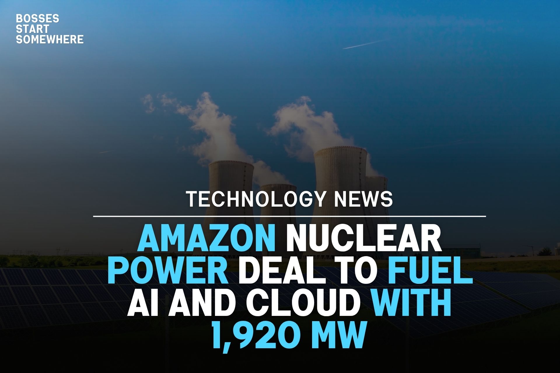 Amazon Nuclear Power Deal to Fuel AI and Cloud With 1,920 MW